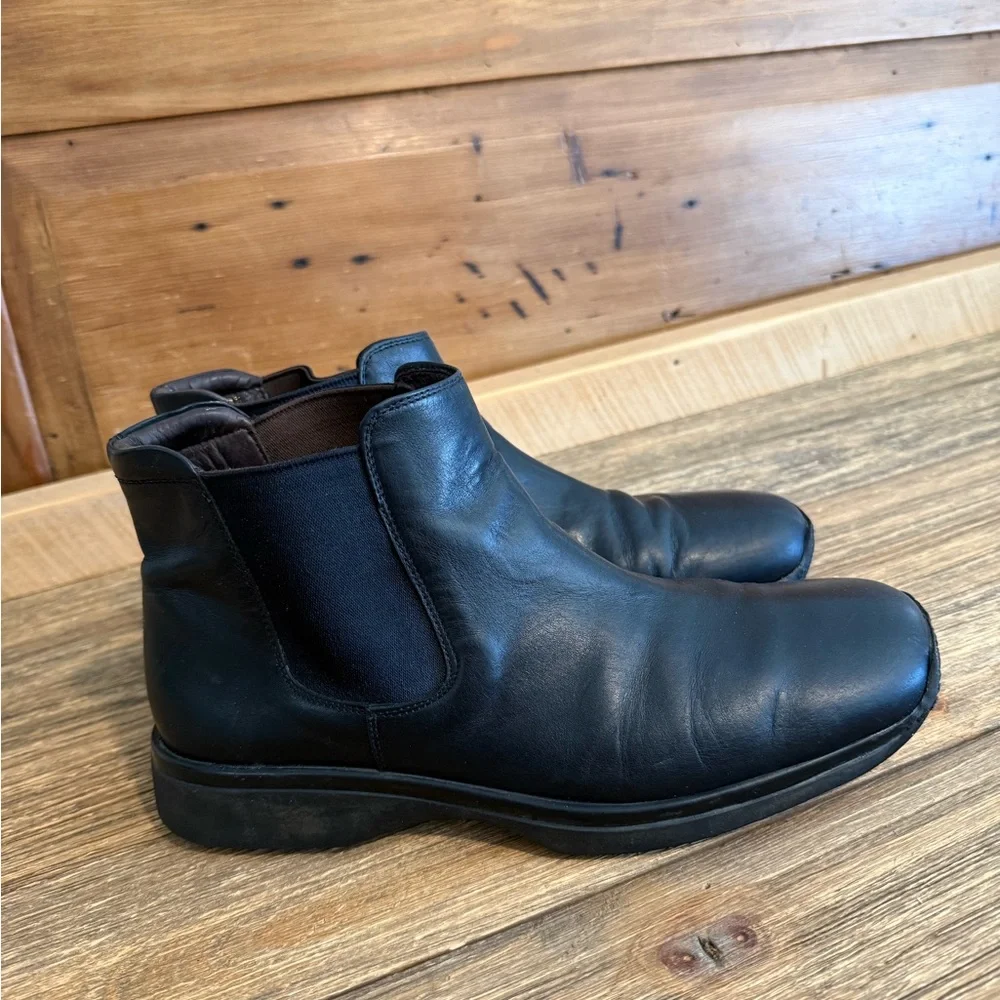 To Boot New York Black Leather Men's Ankle Boots